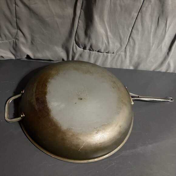 Cuisinart Skillet Model #622-38H Stir Fry Wok 14” Teflon Pan Stainless Steel - Picture 13 of 16